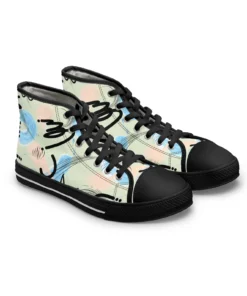 Abstract Art High Top Sneakers Ki52