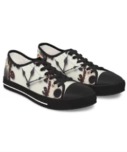 Coffee Clock Chic Low Top Sneakers Ki36