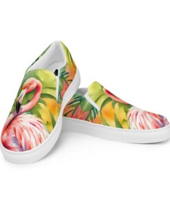 Flamingo Canvas Slip On Ki67