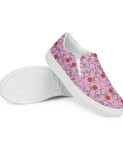 Knotty Rose Canvas Slip On Ki62
