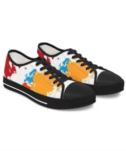 World Map Chic Low Top Sneakers Ki37