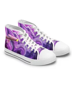 Trendy Purple High Top Sneakers KI48
