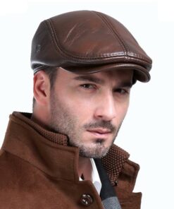 Classic leather hat