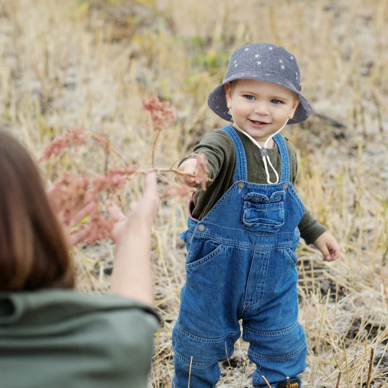Cotton Cartoon Stars Printed Soft Baby Bucket Hat - Image 7