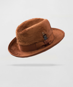 Dapper Gent's Fedora Homburg Beaver Hat