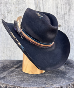 Ebony Blue Vintage Felt Cowboy Hat
