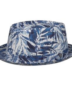 Floral Pork Pie Cloth Hat