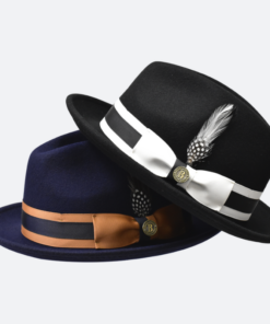 Heritage Classic Fedora Crushable 2-Tone Fedora Hat