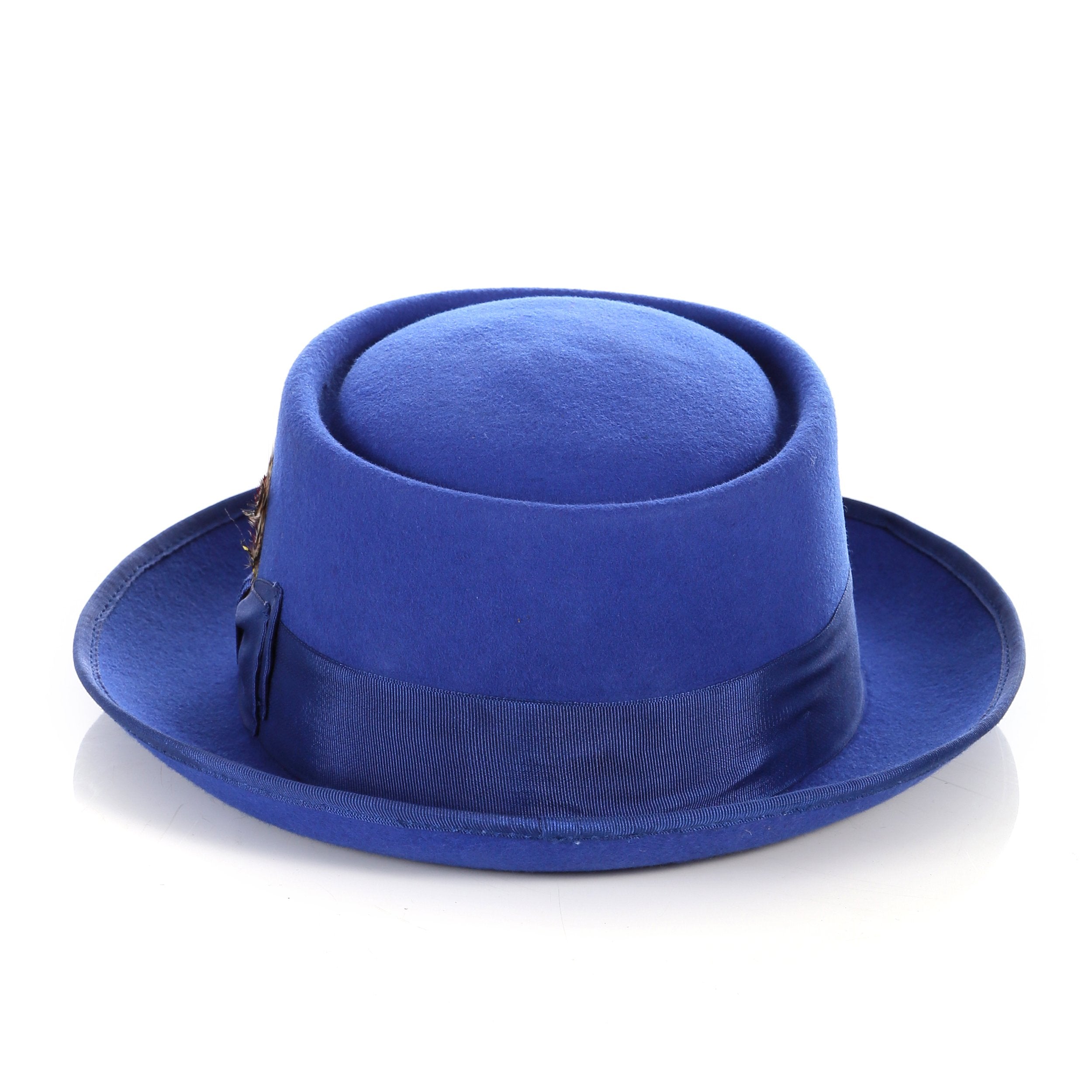 Red Wool Felt Pork Pie Hat - Image 10