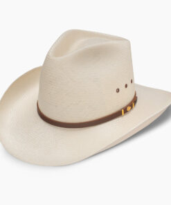 Rugged Elegance Straw Cowboy Hat
