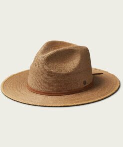 Statement Piece Straw Fedora in Saddle