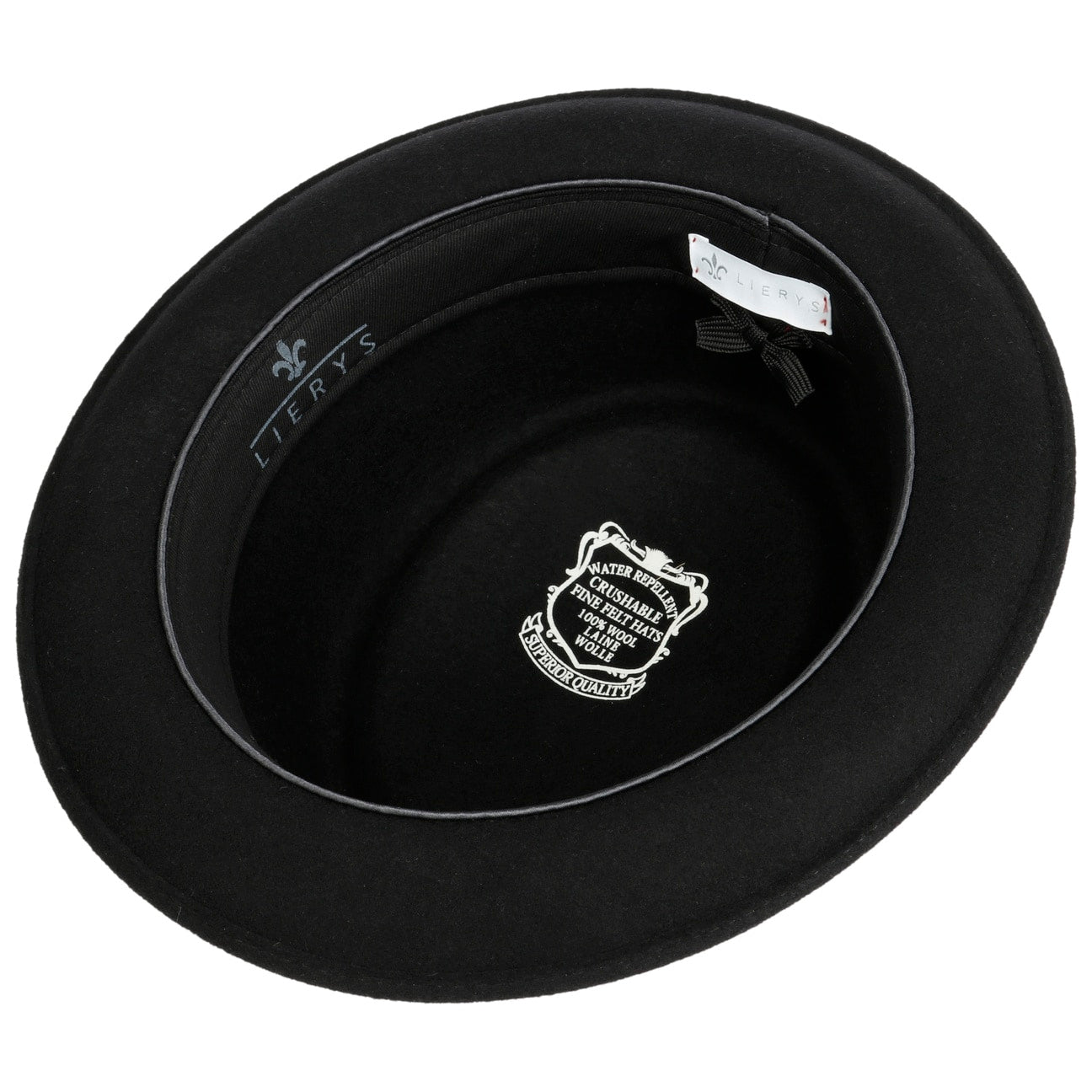 Twotone Crushable Pork Pie Fedora Hat - Image 3