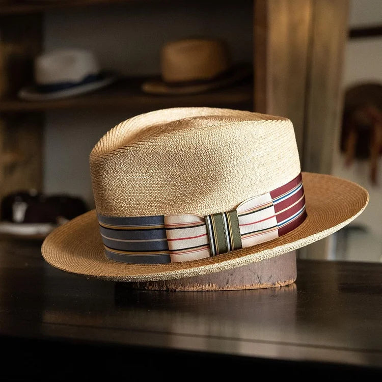 Urban Voyager Straw Fedora Hat - Image 2