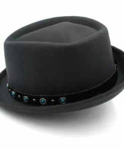 Vintage Inspired Pork Pie Hat Fedora