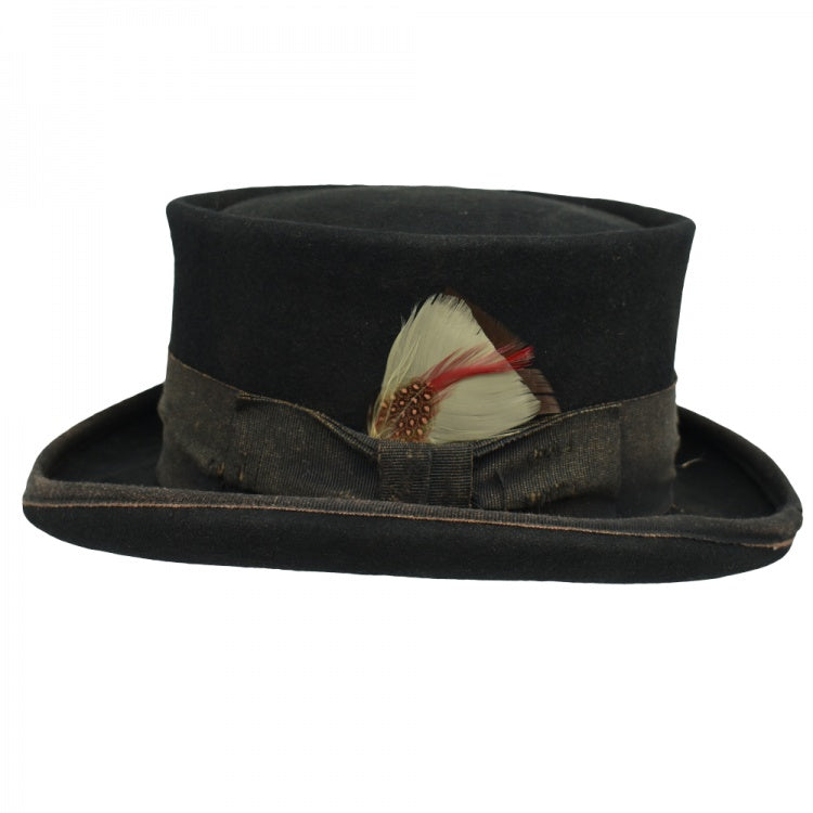 Vintage Vogue Funky Aged Top Hat in Blue - Image 8