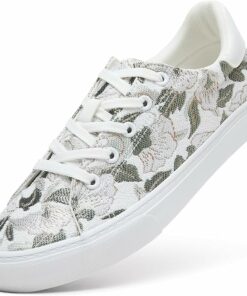 Embroidery Floral Canvas Sneakers KI80