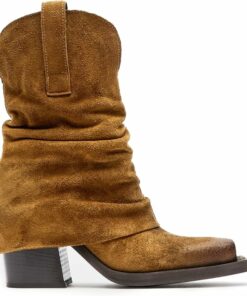 Suede Fold over Boots KI16