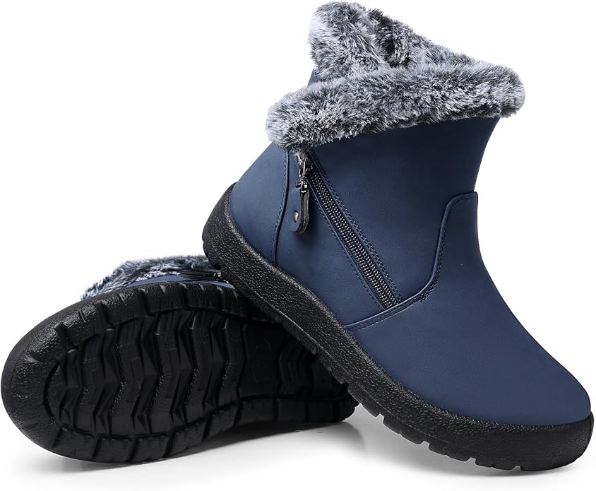 Winter Blue Snow Boots KI11