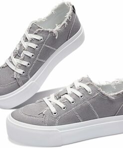 Women Platform Canvas Sneakers KI64