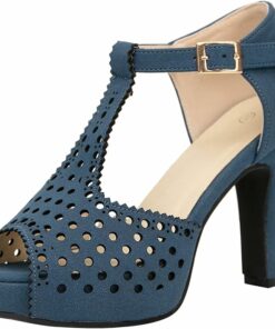 Women's Vintage Heeled Sandals KI60