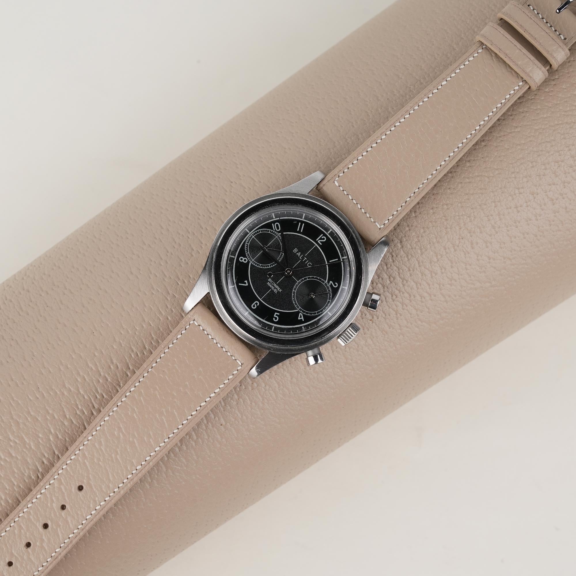 Peccary Leather Watch Strap in Beige · Handmade in Saigon - Image 4