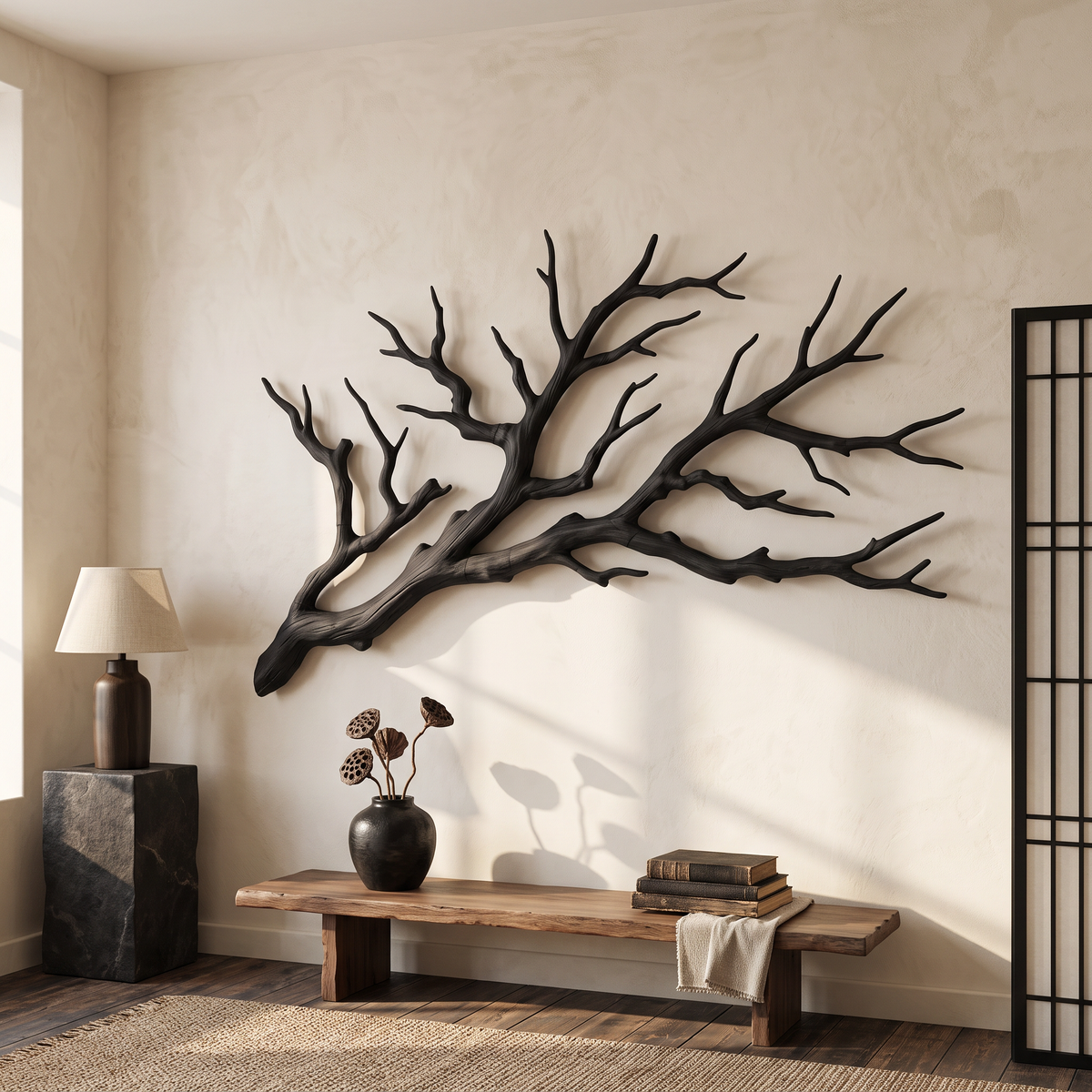 Rustic Natural Tree Root Wall Art for Bedroom Headboard Wall - Image 4