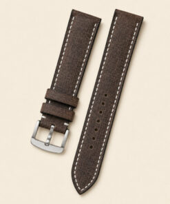Babele Leather Watch Strap in Brown · Handmade in Saigon