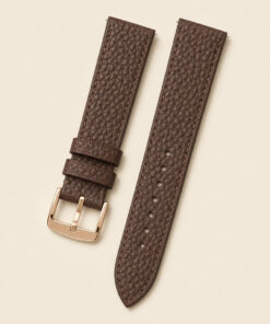 Togo Leather Watch Strap in Chocolate · Handmade in Saigon