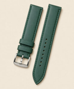Swift Leather Watch Strap in Dark Green · Handmade in Saigon