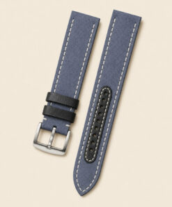 Canvas Watch Strap in Dark Grey · Slim · Handmade in Saigon