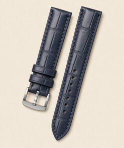 Alligator Leather Watch Strap in Dark Navy · Handmade in Saigon