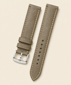 Pueblo Leather Watch Strap in Gray · Handmade in Saigon