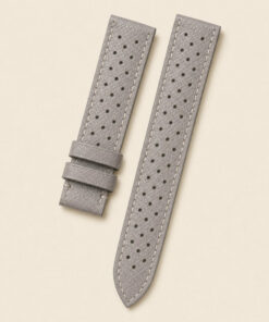Rally Epsom Leather Watch Strap in Grey · Handmade in Saigon