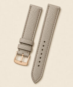 Togo Leather Watch Strap in Grey · Handmade in Saigon