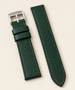 Epsom Leather Watch Strap in Forest Green · Handmade in Saigon