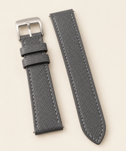 Epsom Leather Watch Strap in Slate Gray · Handmade in Saigon