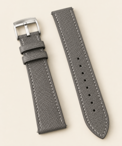 Epsom Leather Watch Strap in Gray · Handmade in Saigon