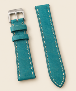 Pueblo Leather Watch Strap in Turquoise · Handmade in Saigon