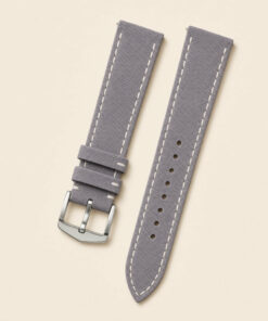 Canvas Watch Strap in Light Gray · Handmade in Saigon