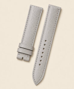 Lizard Leather Watch Strap in Light Gray · Handmade in Saigon