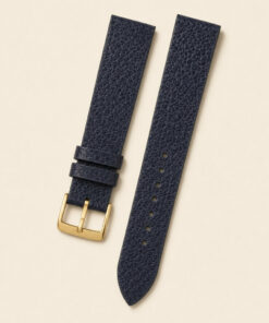 Peccary Leather Watch Strap in Navy · Handmade in Saigon