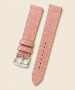 Alligator Leather Watch Strap in Pink · Handmade in Saigon