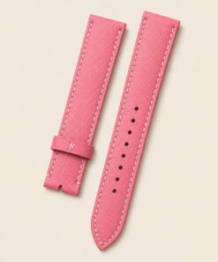 Epsom Leather Watch Strap in Pink · Handmade in Saigon