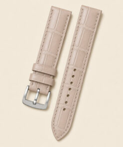 Alligator Leather Watch Strap in Taupe · Handmade in Saigon