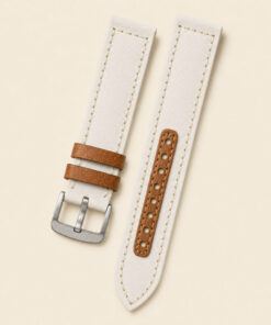 Canvas Watch Strap in White · Handmade in Saigon