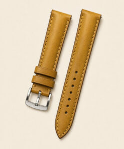 Pueblo Leather Watch Strap in Yellow · Handmade in Saigon